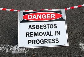 Danger sign asbestos canberratimes