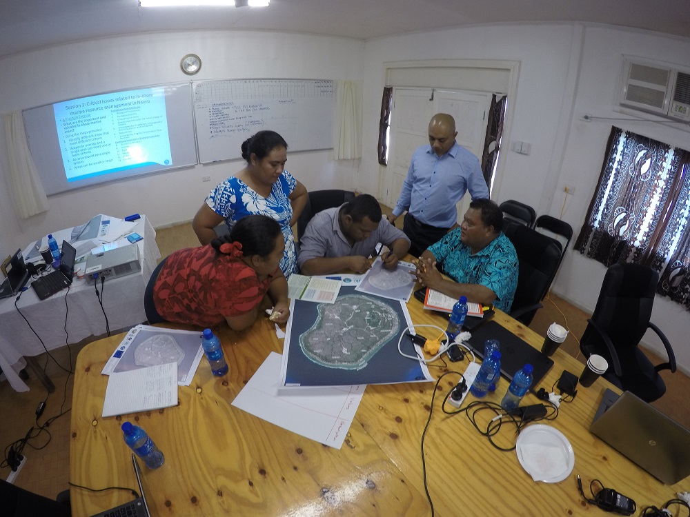 Nauru MSP training participants at work 2