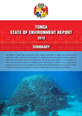 Tonga SOE summary report 2019 