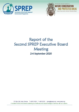 Report of the 2nd SPREP executive board meeting 