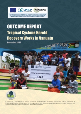 Tropical cyclone Harold recovery works in Vanuatu 