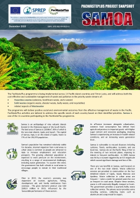 PacWastePlus country profile snapshot - Samoa
