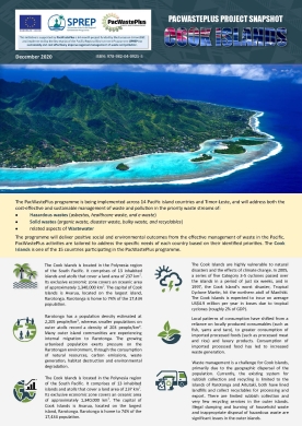 PacWastePlus country profile snapshot - Cook Islands