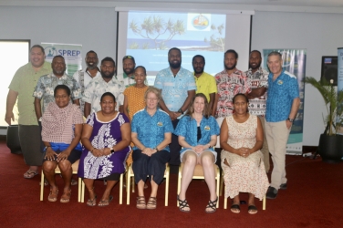 The workshop focused on practical training using a newly developed step-by-step guide for climate hazard-based impact assessments, tailored specifically for Vanuatu. 