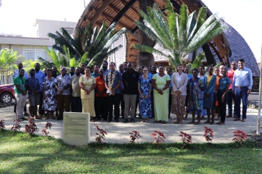 Group picture from Vanuatu EIA workshop