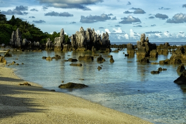 Nauru coastline