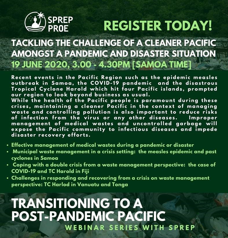 Tackling the of Pacific a pandemic and disaster situation | Pacific Environment