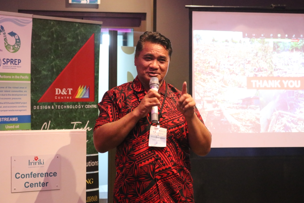 Mr. Fa'afetai Sagapolutele, JICA Expert, J-PRISM III